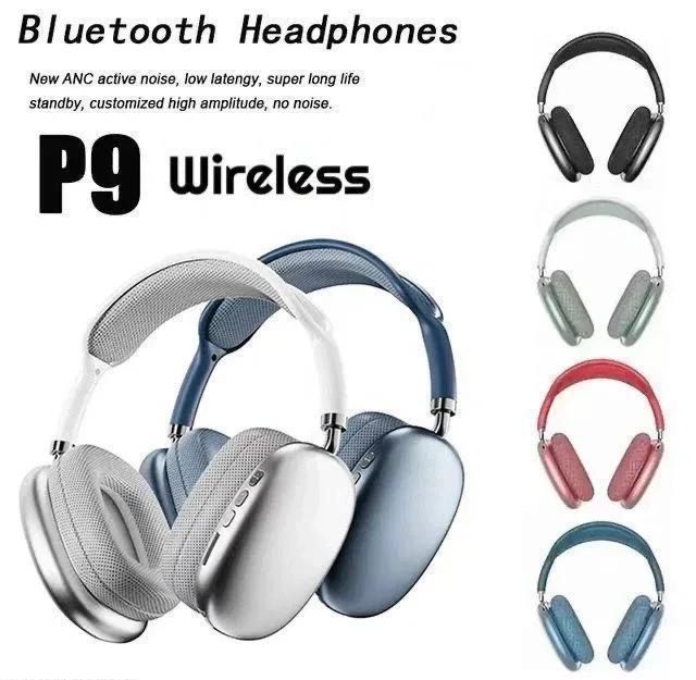 P9 Pro Max HeadPhones - Super bass, Long Battery Life & Active Noise Cancellation
