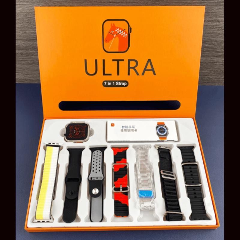 Ultra Smartwatch With MultiColour Straps And Long Battery Life