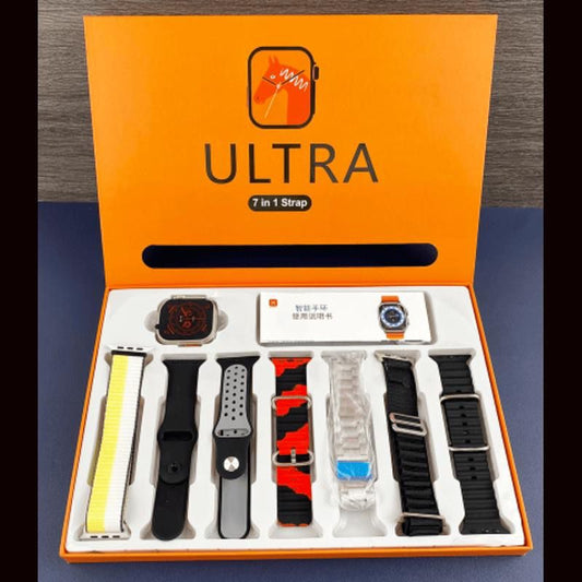 Ultra Smartwatch With MultiColour Straps And Long Battery Life